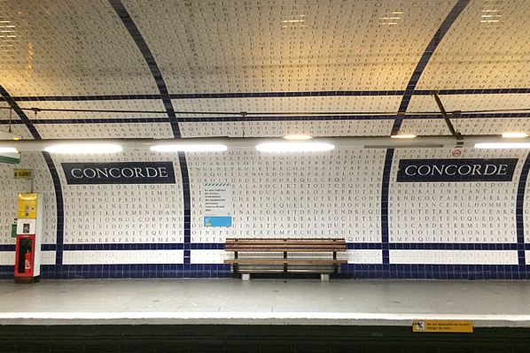Concorde Metro Station - Paris