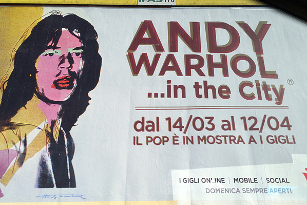 Andy Warhol Exhibit Outdoor Board - Florence