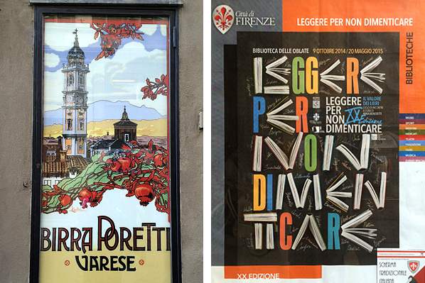 Birra Poretti & City Library Posters - Florence
